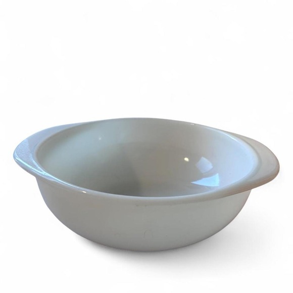 Pyrex Other - Vintage Pyrex White Milk Glass Casserole Baking Dish 023 1.5 Qt Tab Handles